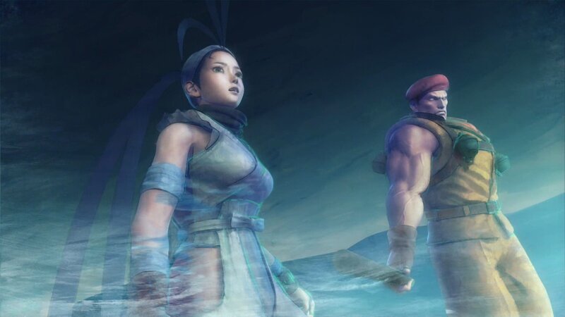 Two Characters in Water — Blue, Dramatic, 3d Render