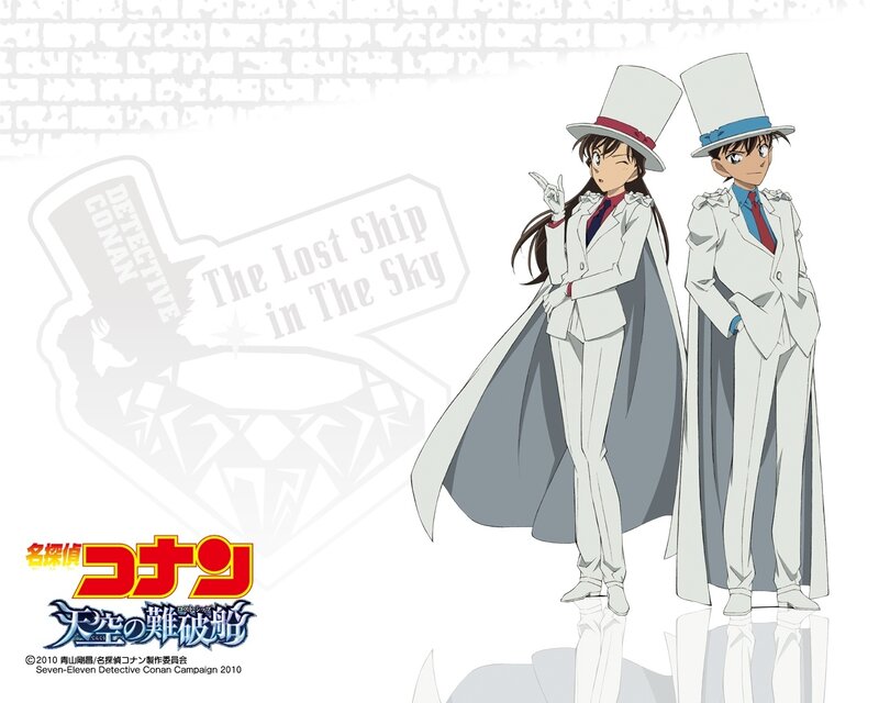 Two Characters in White Suits