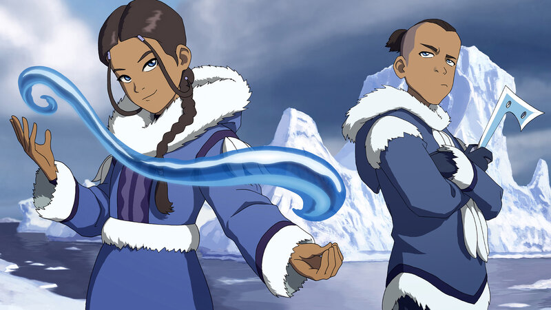 Two Characters in Winter Clothing