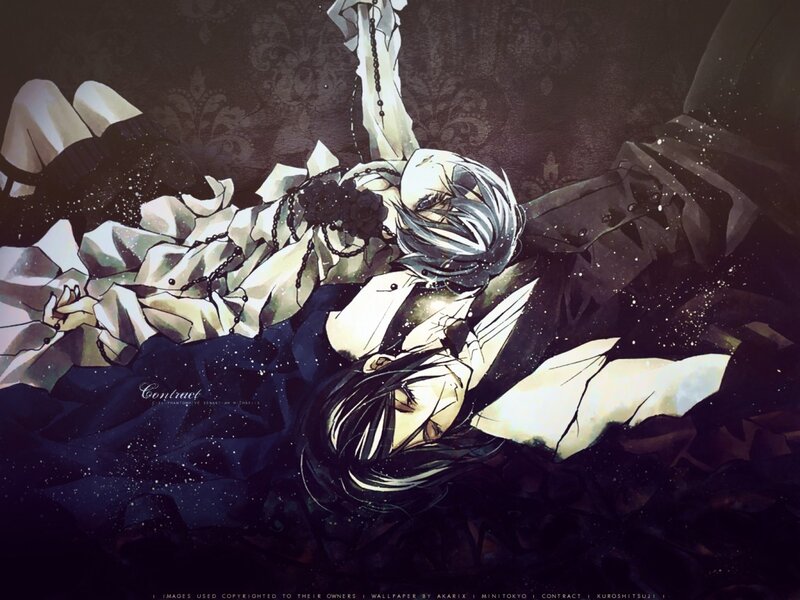 Two Characters Lying Down — Black, Dramatic, Night