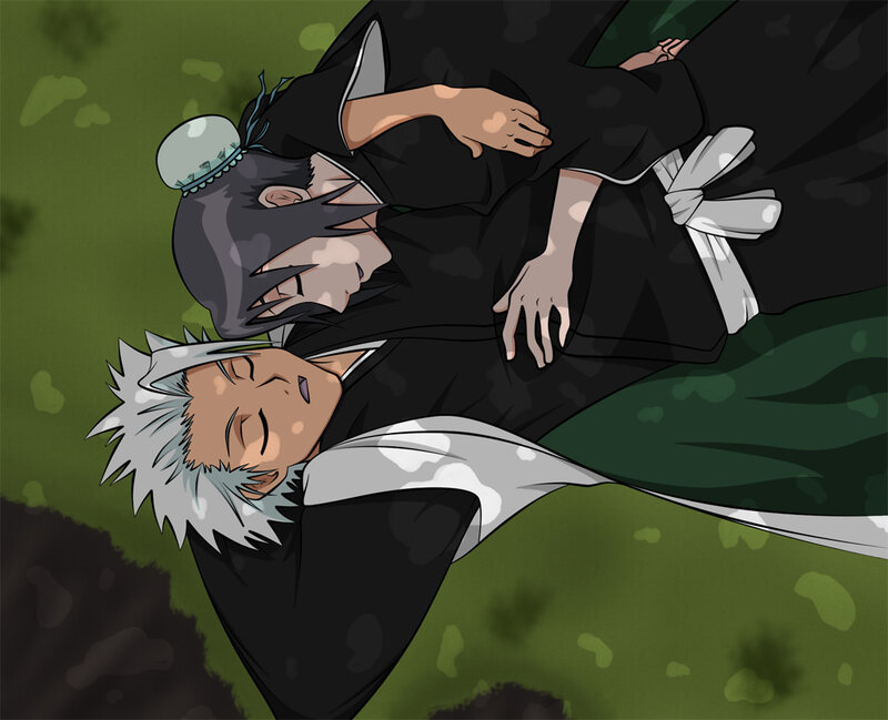 Two Characters Lying Down