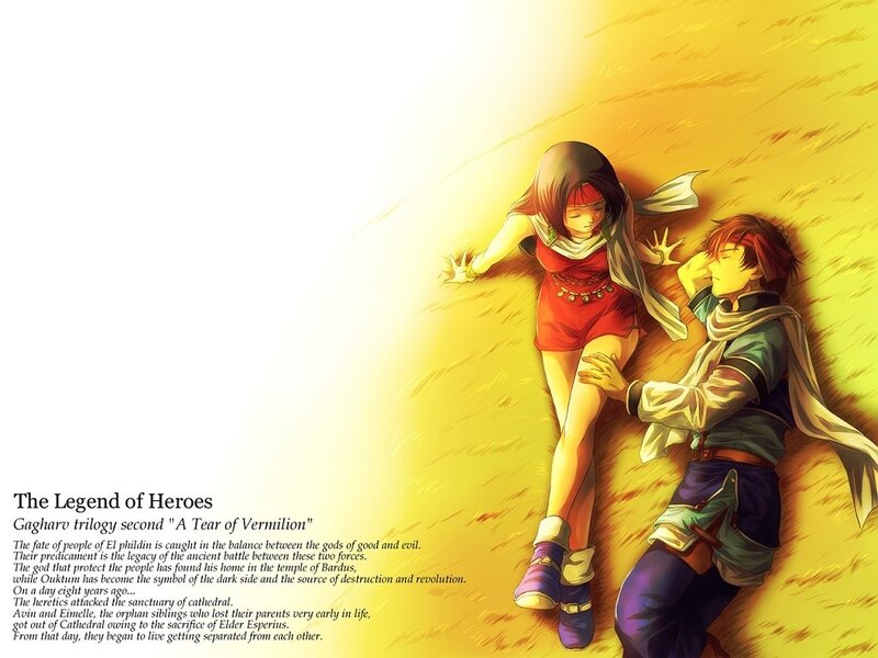 Two Characters Lying on Ground