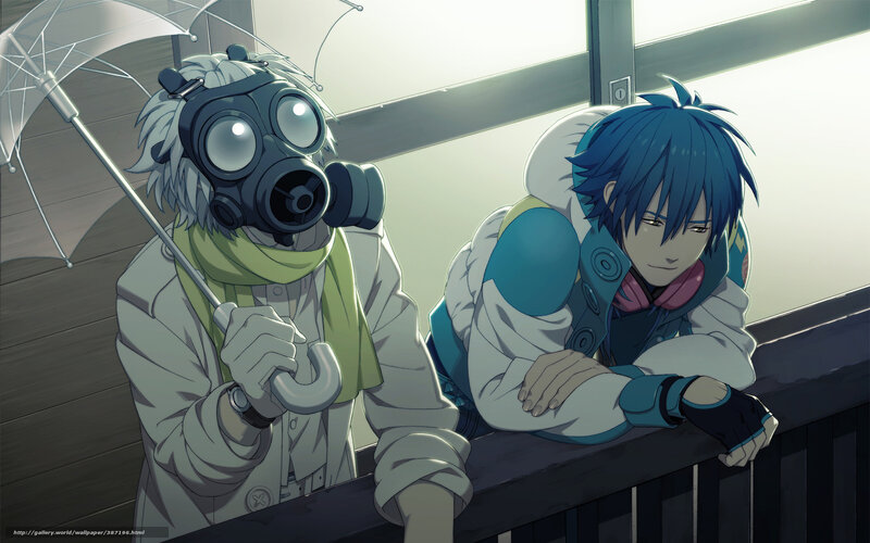 Two characters on a balcony