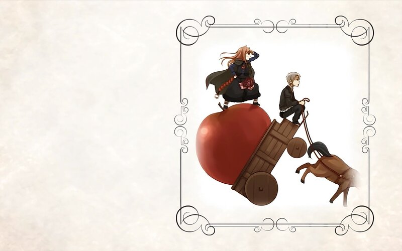 Two Characters on a Cart