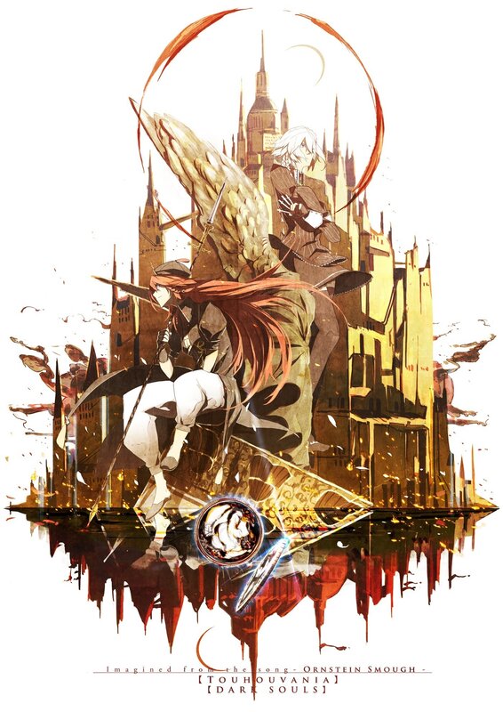Two Characters on a Castle