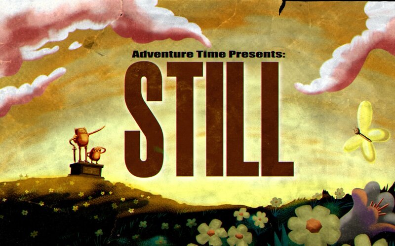 Two Characters on a Hill — Yellow