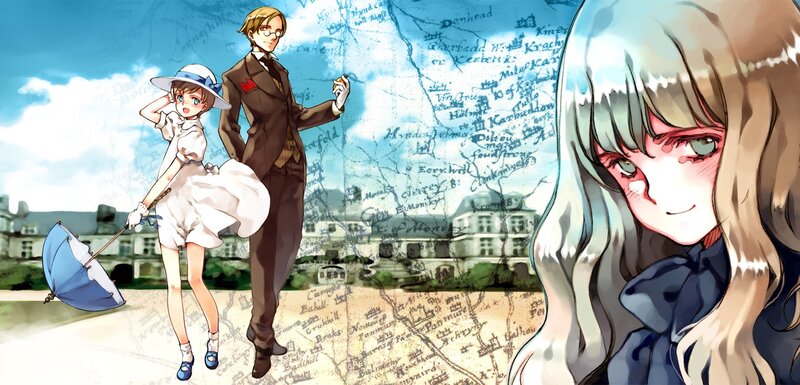 Two Characters on a Map