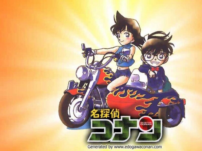 Two Characters on a Motorcycle — Yellow