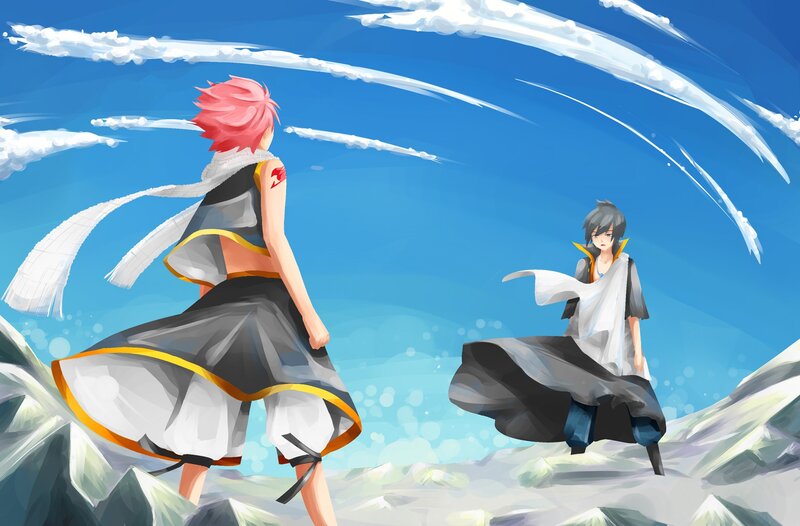 Two Characters on a Mountain