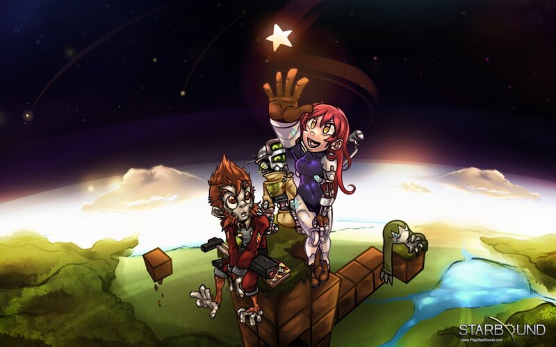 Two Characters on a Platform — Green