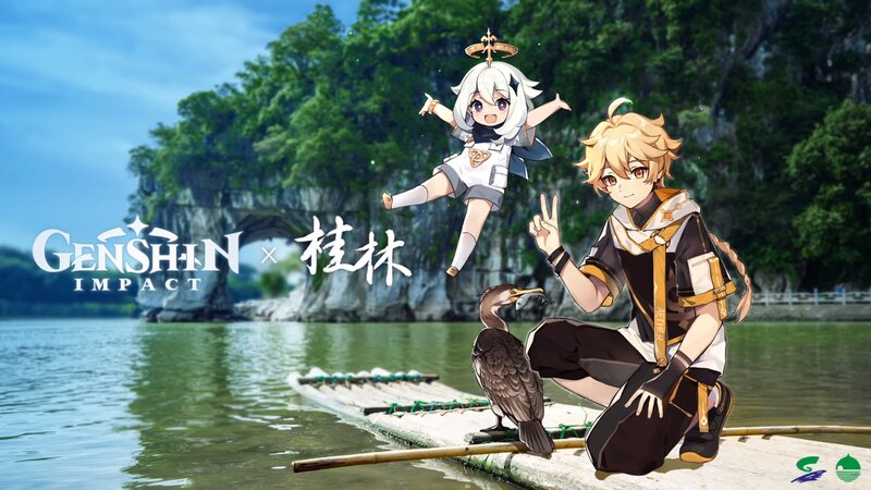 Two Characters on a Raft