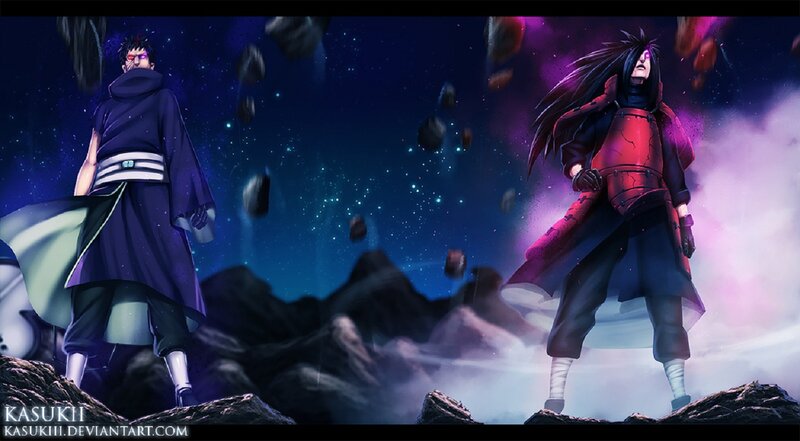 Two Characters on a Rocky Landscape