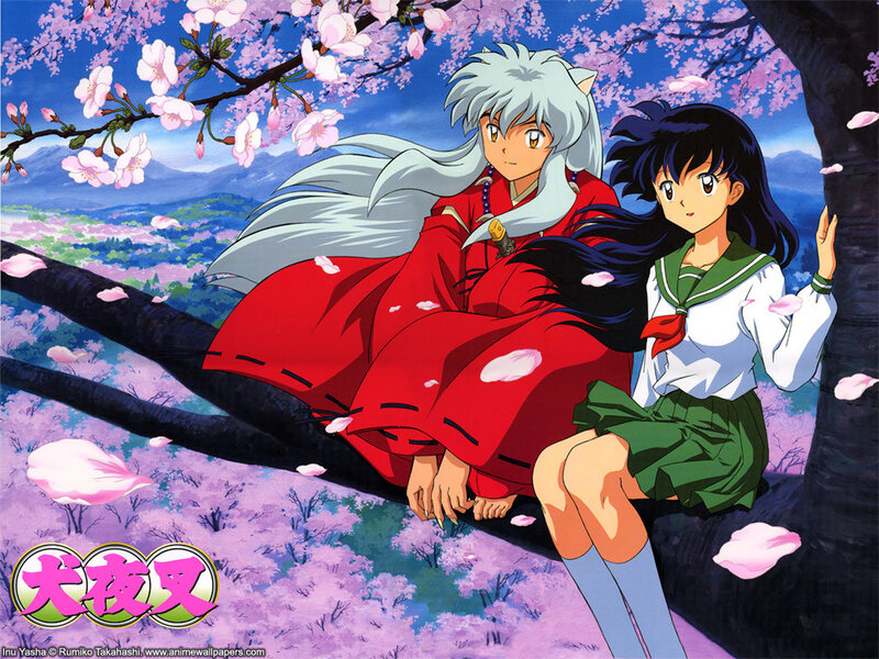 Two Characters on a Tree Branch — Pink