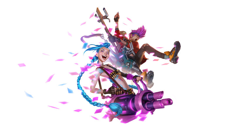 Two Characters on a Weapon