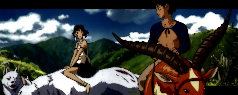 Two Characters on Animals