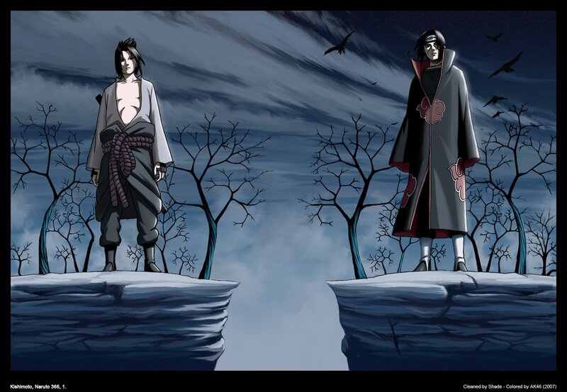 Two Characters on Cliffs