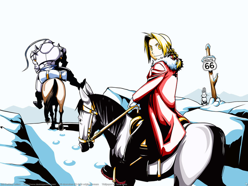 Two Characters on Horses