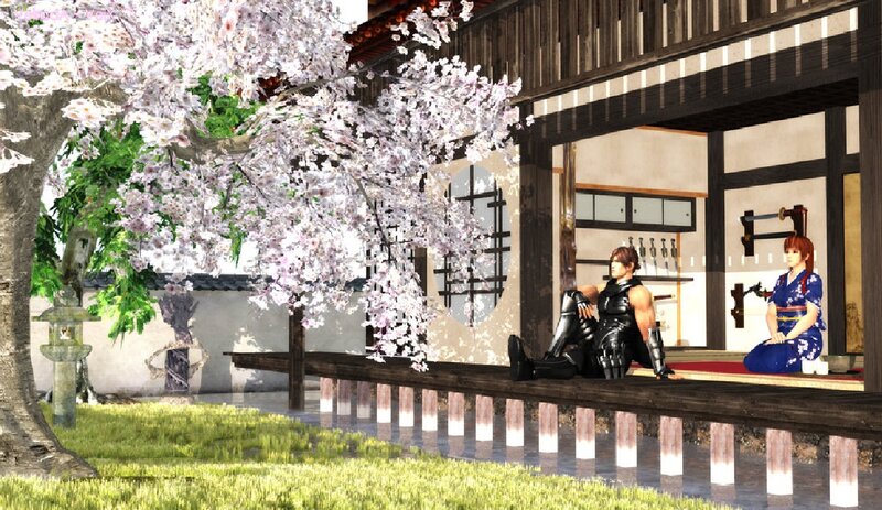 Two Characters on Porch