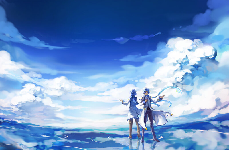 Two Characters on Water