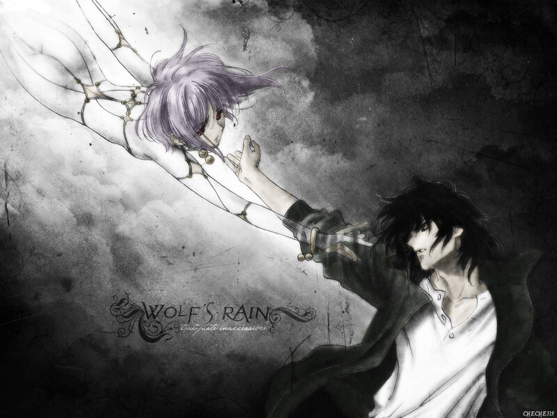 Two Characters Reaching — Black