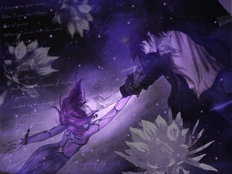 Two Characters Reaching