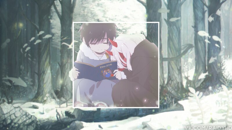 Two Characters Reading Book — White