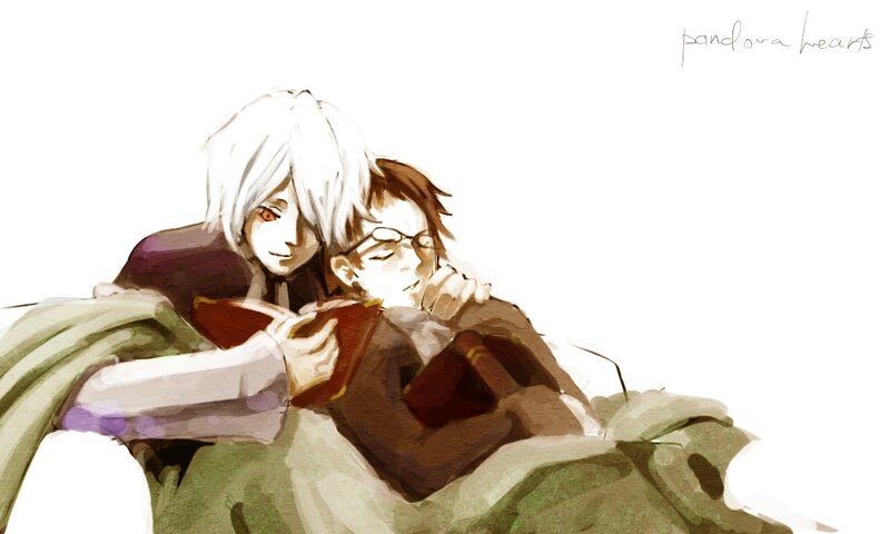 Two characters resting together