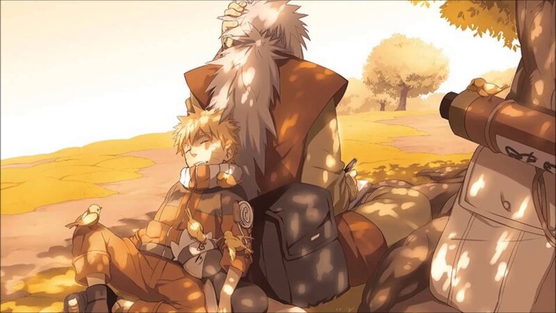 Two Characters Resting — Yellow