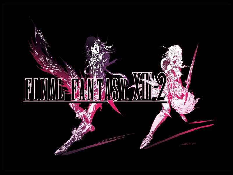 Two Characters Running — Black, Dramatic, Manga, Wings
