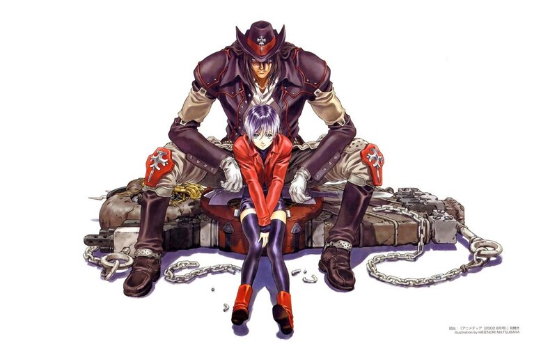 Two Characters Sitting — Purple, Dramatic
