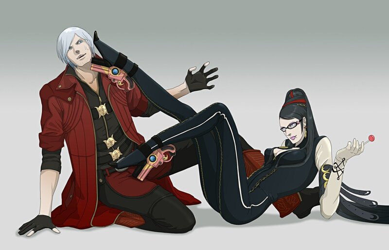 Two Characters Sitting — Red, Dramatic, Digital Art
