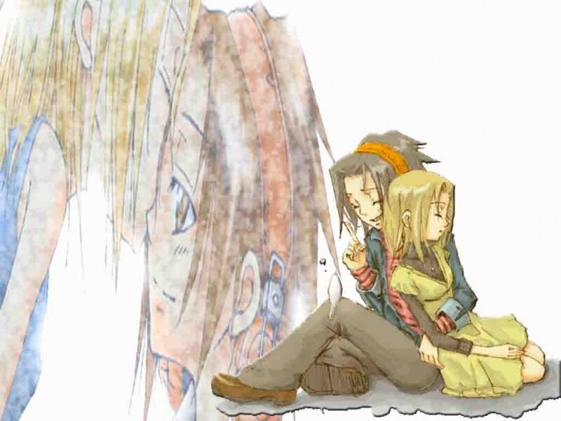 Two Characters Sitting