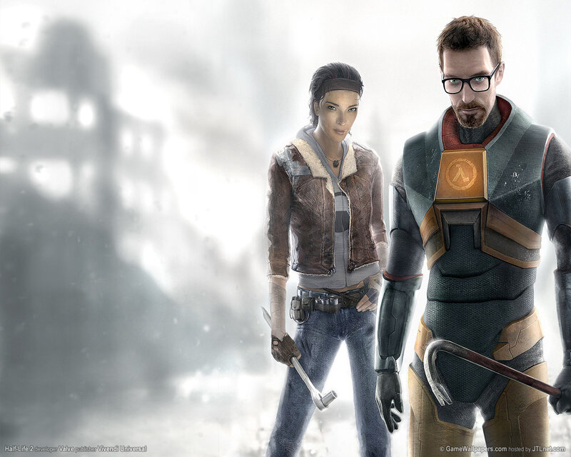 Two Characters Standing — Gray