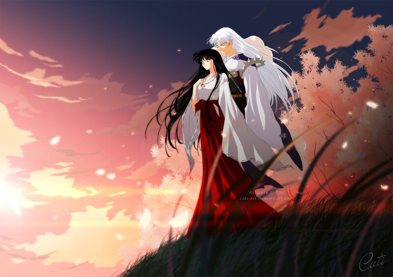 Two Characters Standing — Pink