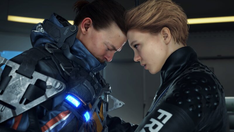 Two Characters Touching Foreheads