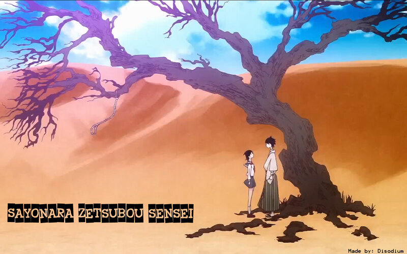 Two Characters under a Tree — Orange