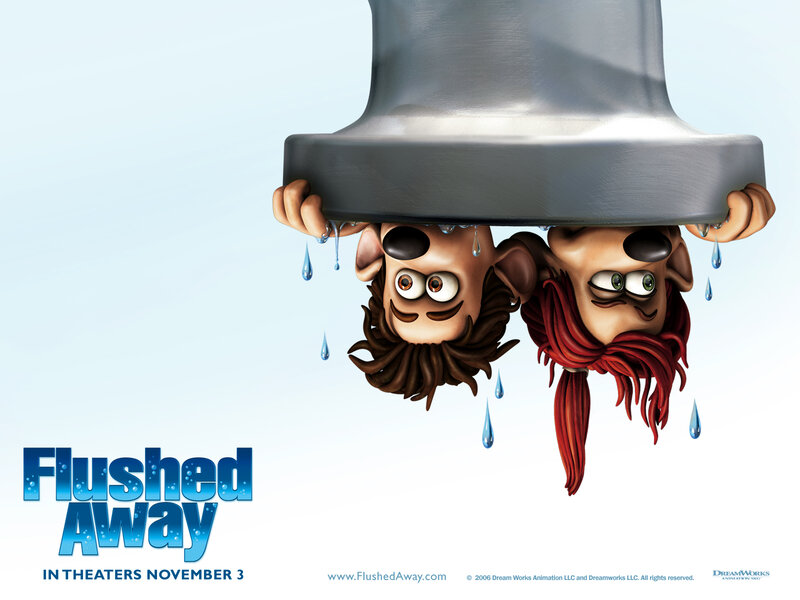 Two Characters under Pipe
