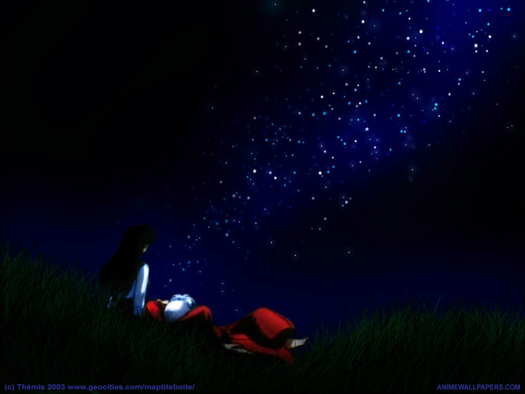 Two characters under the stars