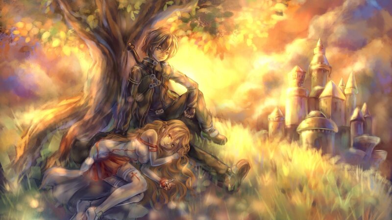 Two Characters under Tree