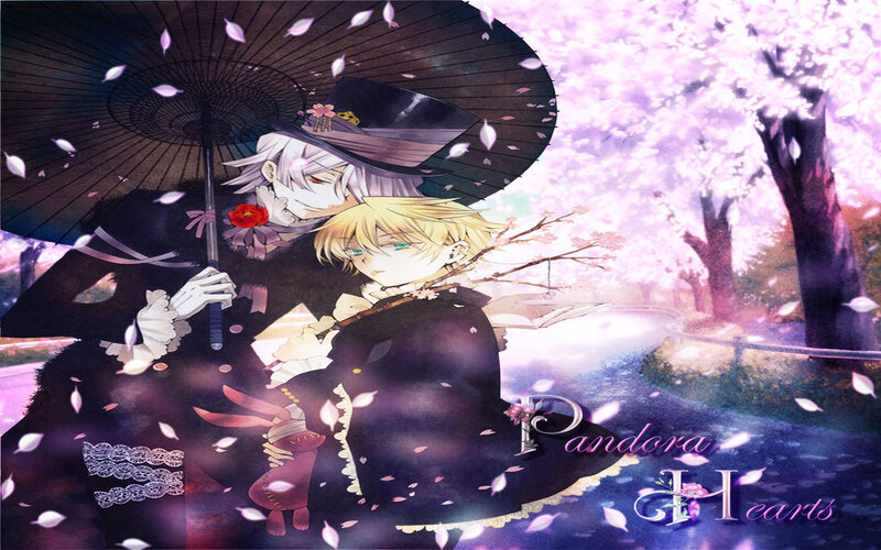 Two Characters under Umbrella