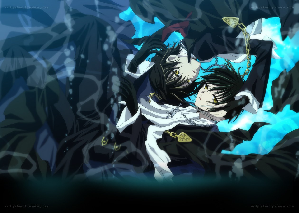 Two characters underwater