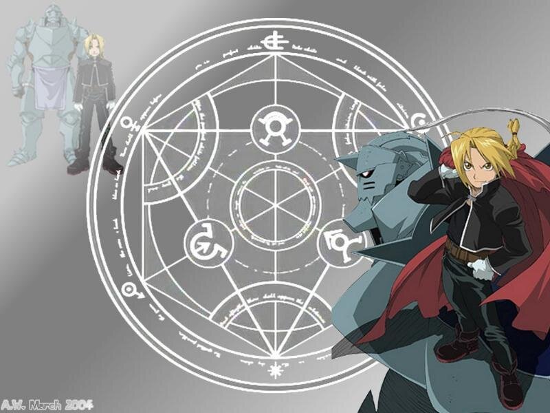 Two Characters with a Circle