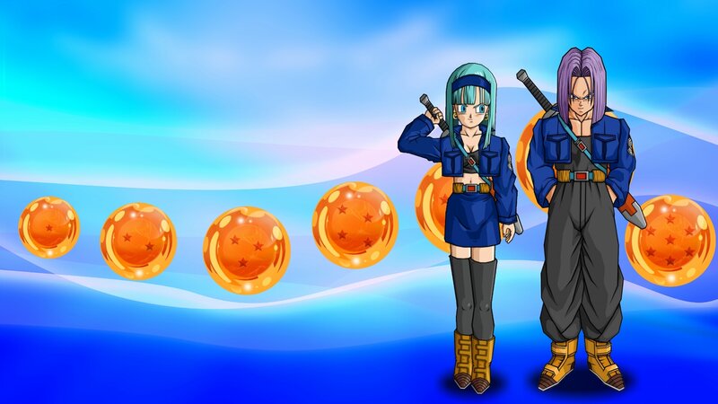 Two Characters with Dragon Balls
