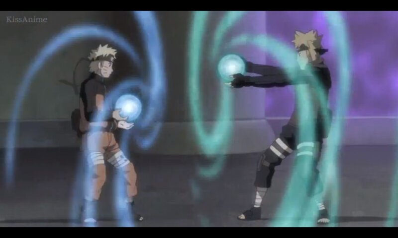 Two Characters with Energy Spheres