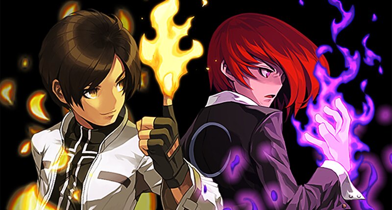 Two Characters with Fire Magic