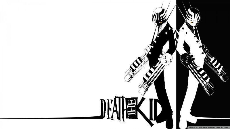 Two Characters with Guns — Black, Dramatic, Anime