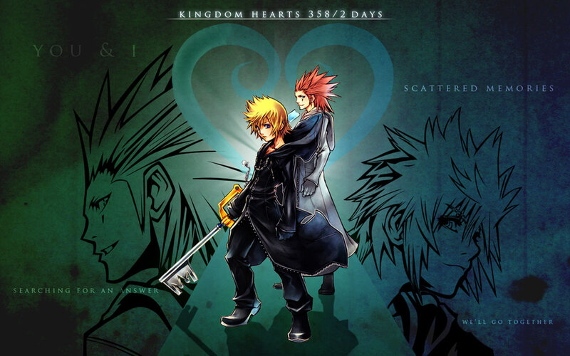 Two Characters with Keyblade — Green
