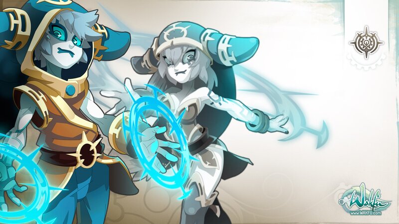 Two Characters with Magic — Blue