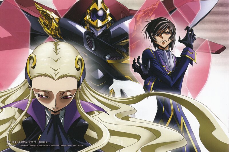 Two Characters with Mecha
