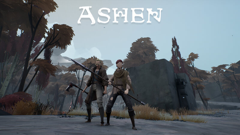 Two Characters with Spears